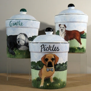 Hand Painted Treat Jars