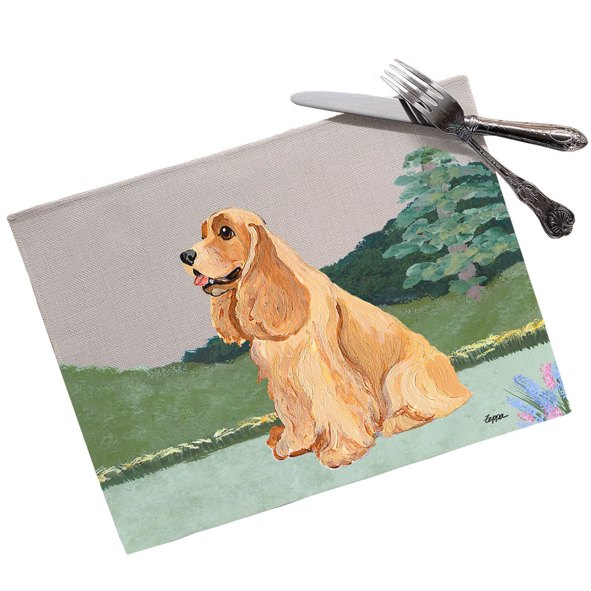 American Cocker Spaniel Scenic Placemats