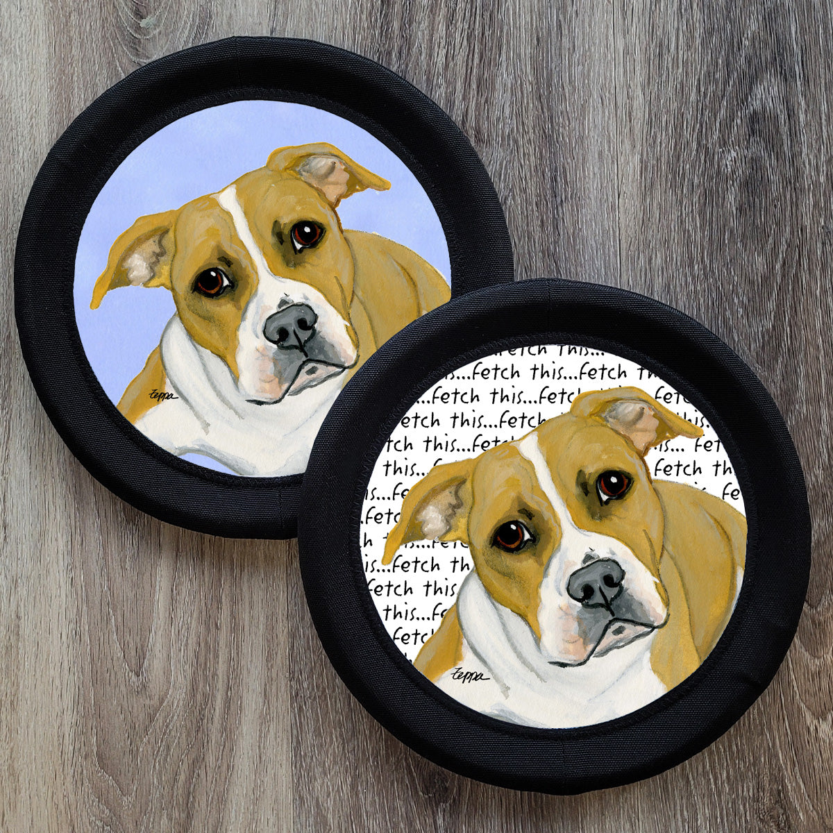 Pit Bull FotoFrisby Flying Disk Dog Toy