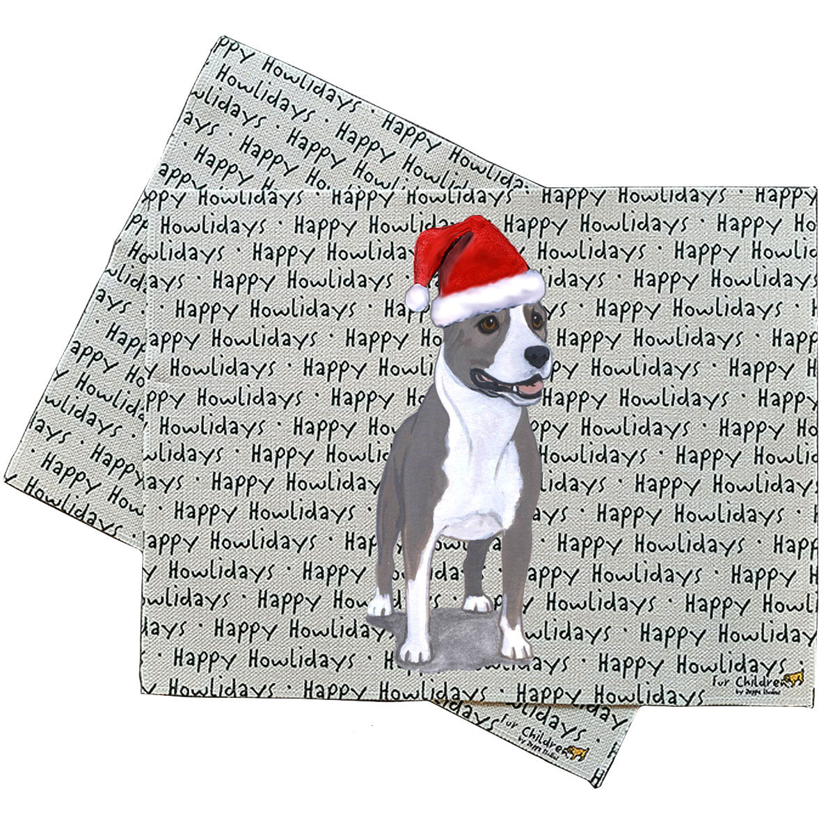 Pit Bull Howliday Placemats