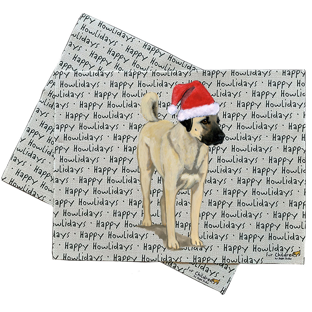 Anatolian Shepherd Howliday Placemats