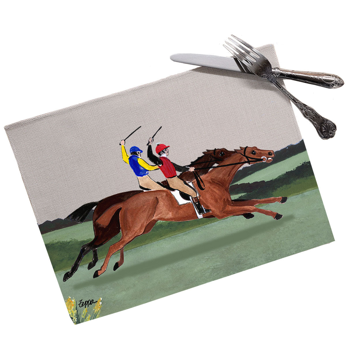Antique Racers Scenic Placemats