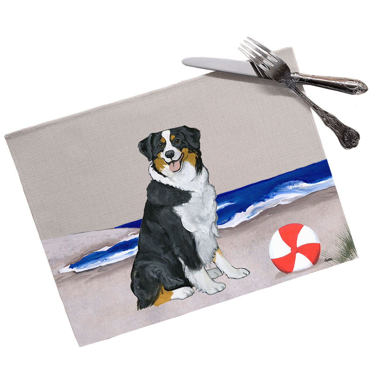 Australian Shepherd Scenic Placemats