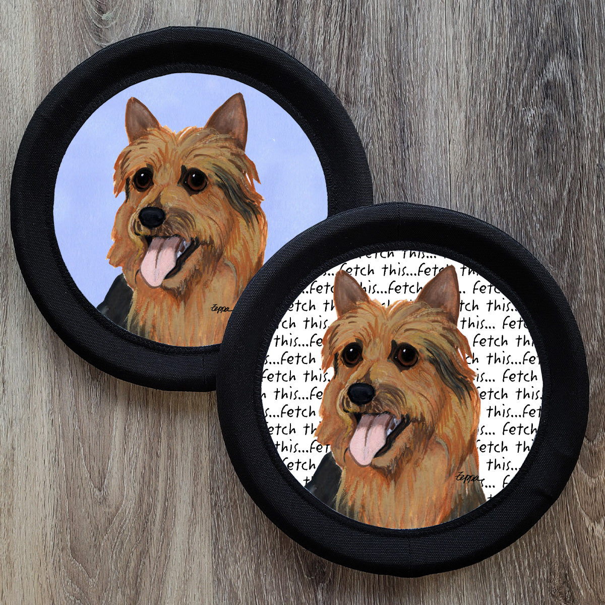 Australian Terrier FotoFrisby Flying Disk Dog Toy