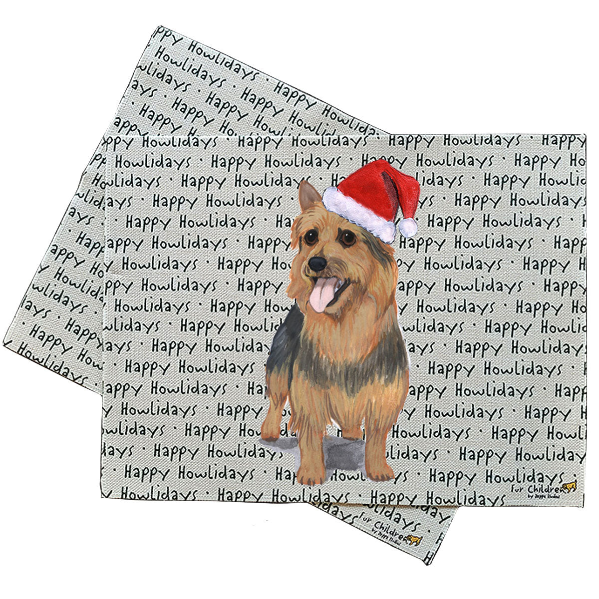 Australian Terrier Howliday Placemats