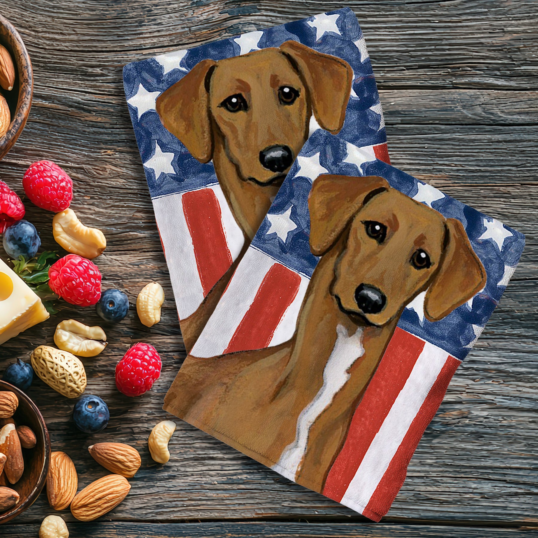 Azawahk Americana Kitchen Towel Set