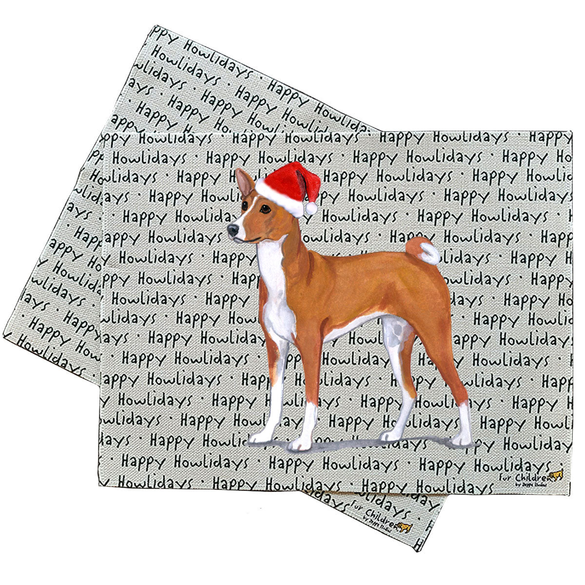 Basenji Howliday Placemats