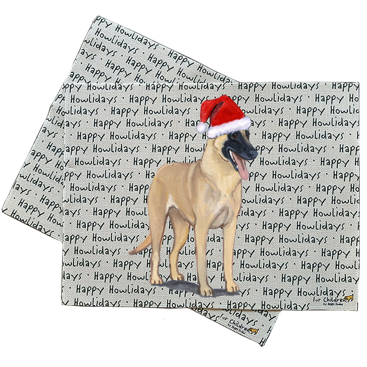 Belgian Malinois Howliday Placemats