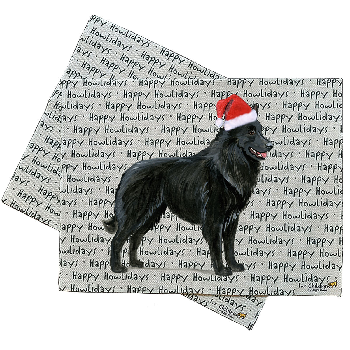 Belgian Shepherd Howliday Placemats