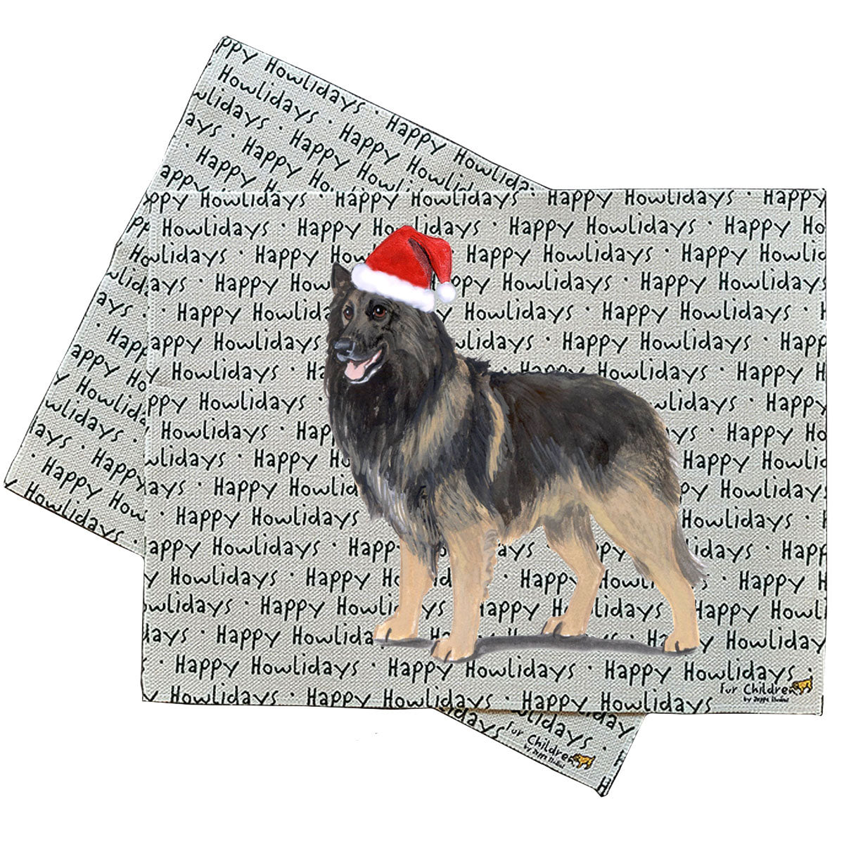 Belgian Tervuren Howliday Placemats