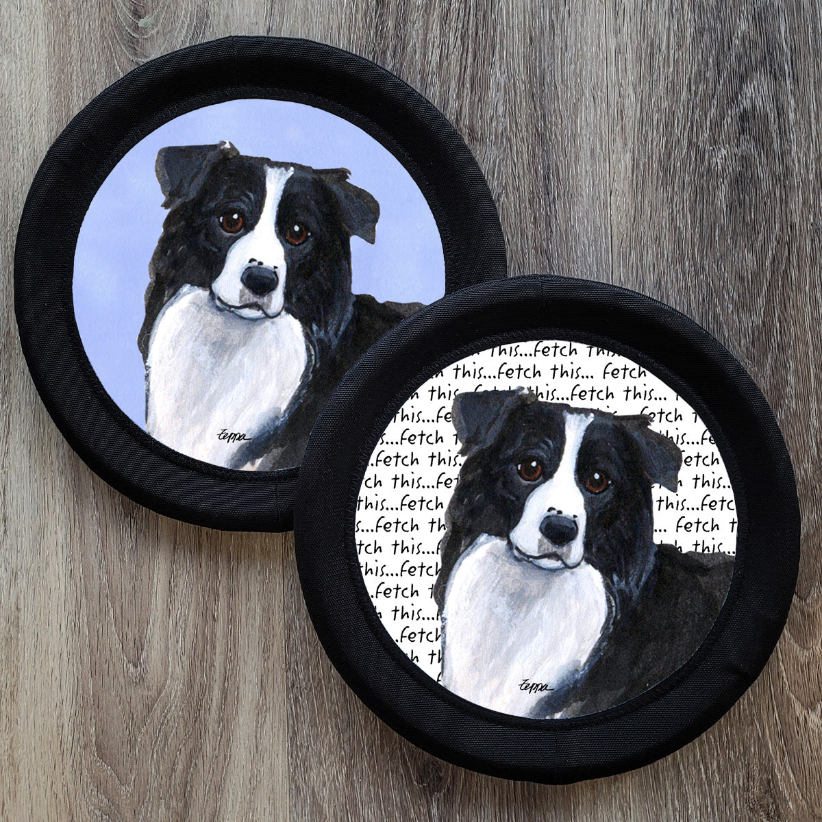 Border Collie FotoFrisby Flying Disk Dog Toy