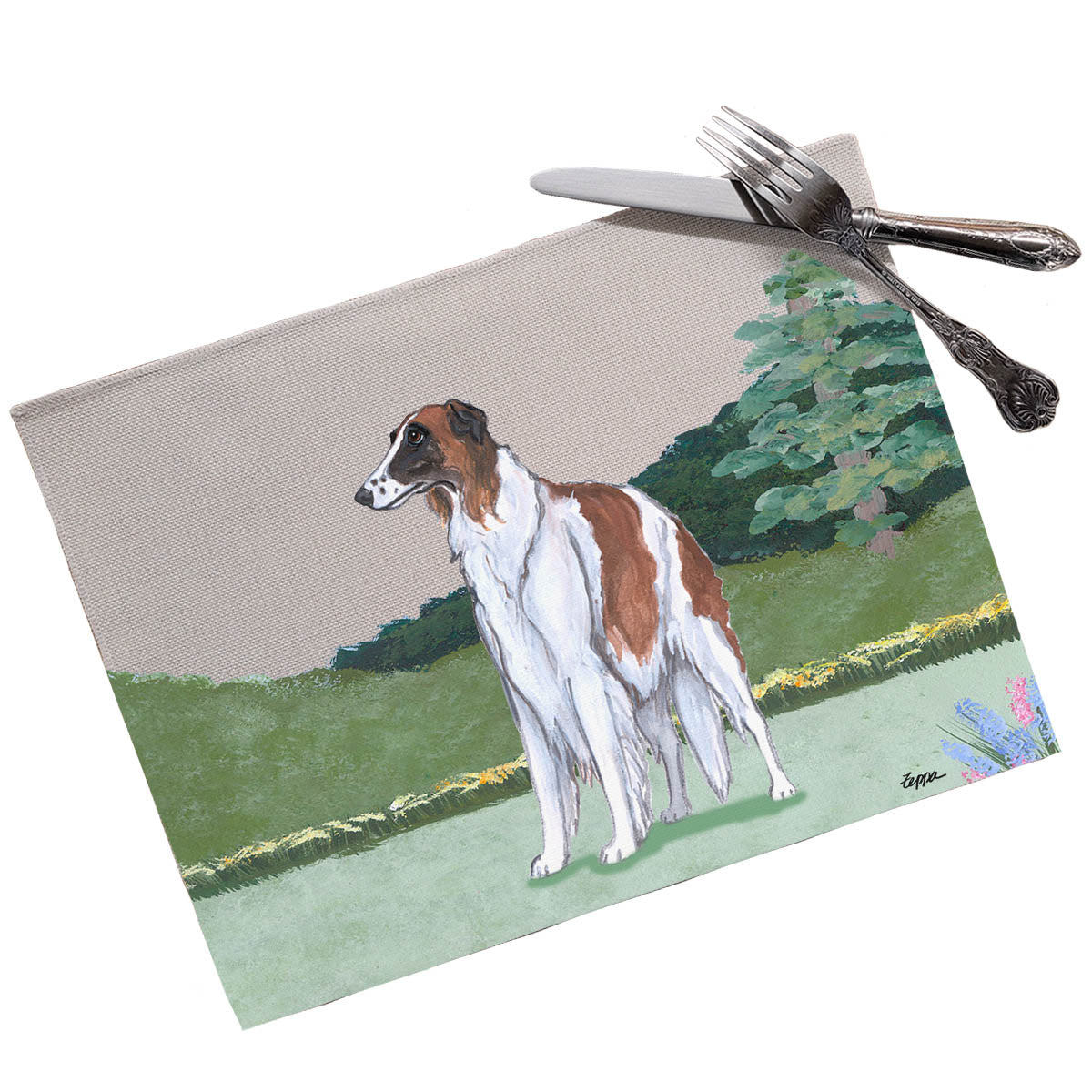 Borzoi Scenic Placemats