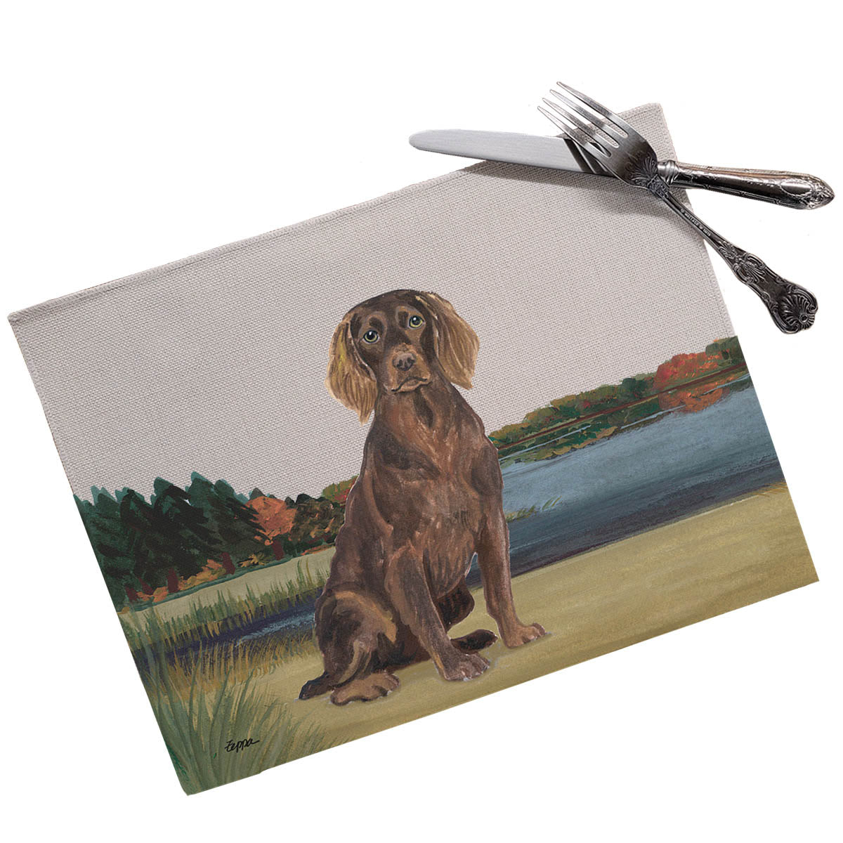 Boykin Spaniel Scenic Placemats
