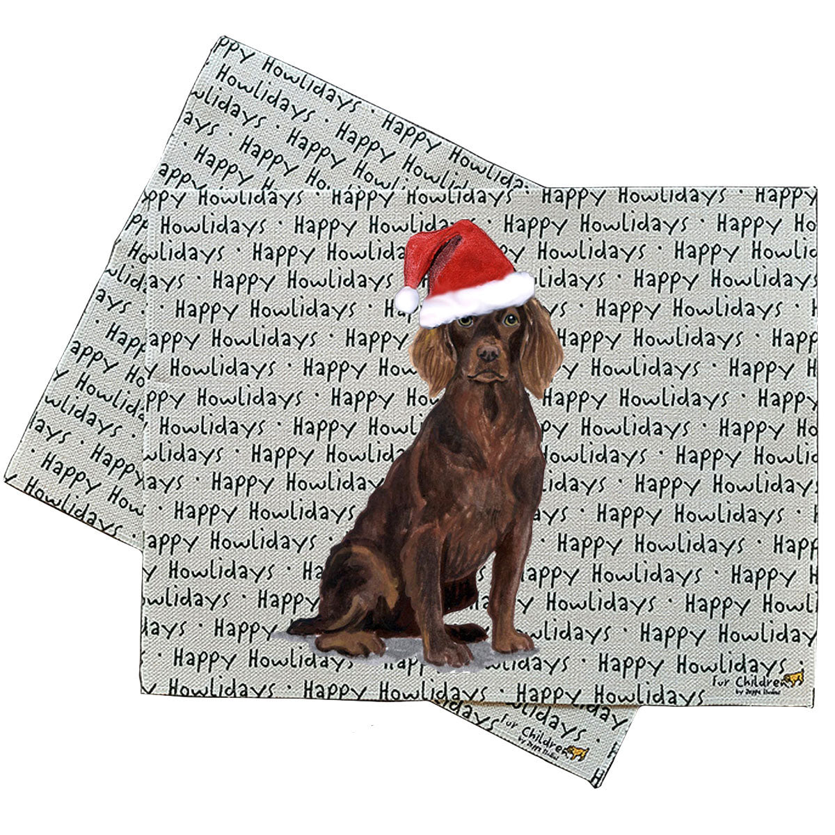 Boykin Spaniel Howliday Placemats