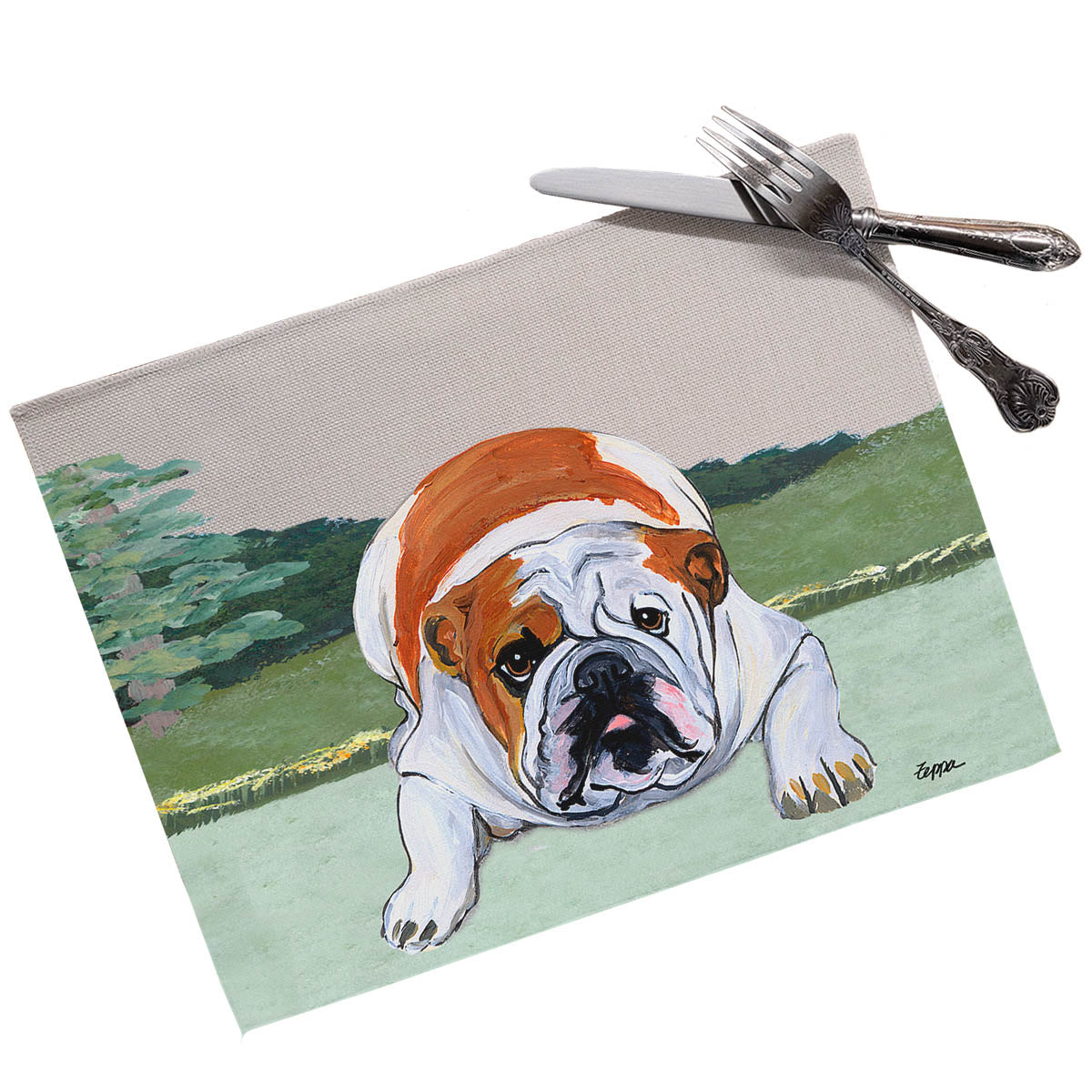 Bulldog Scenic Placemats