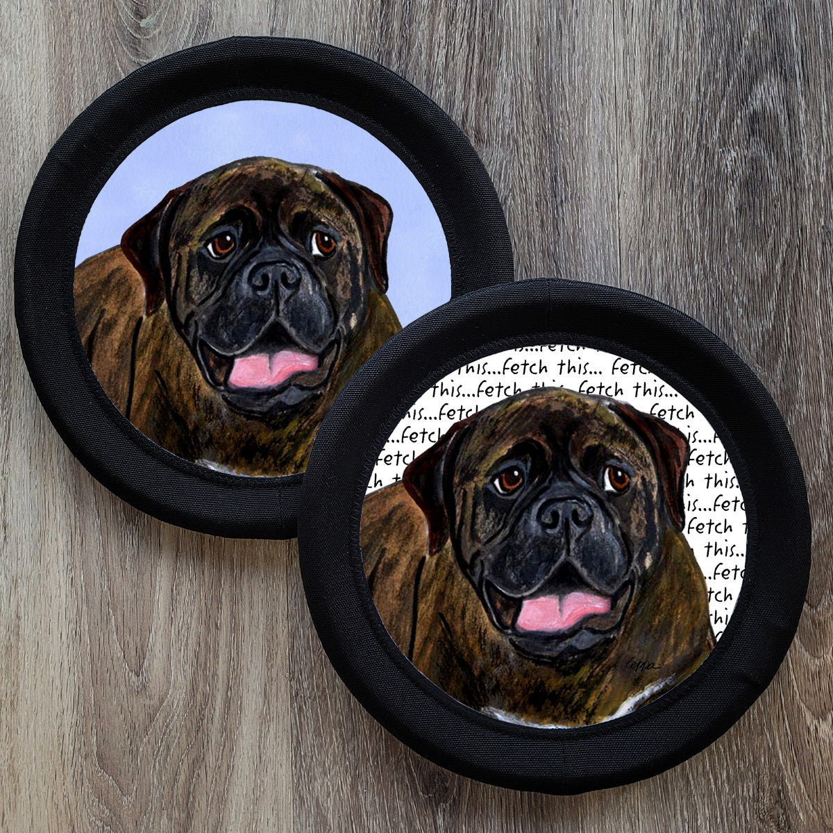 Bull Mastiff FotoFrisby Flying Disk Dog Toy