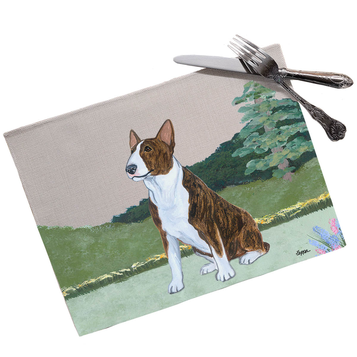 Bull Terrier Scenic Placemats
