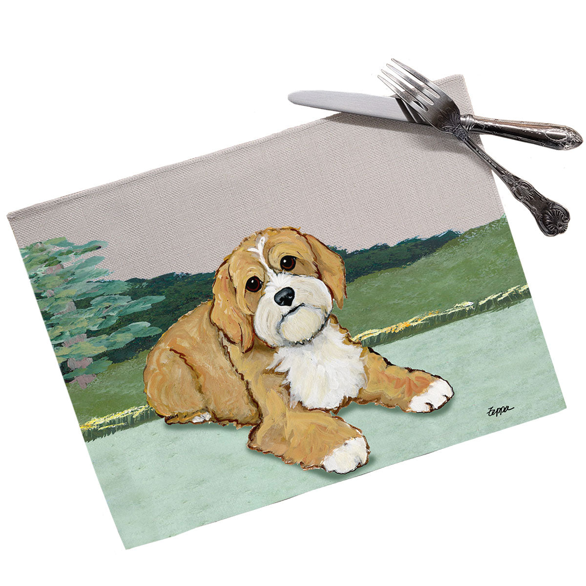 Cavapoo Scenic Placemats