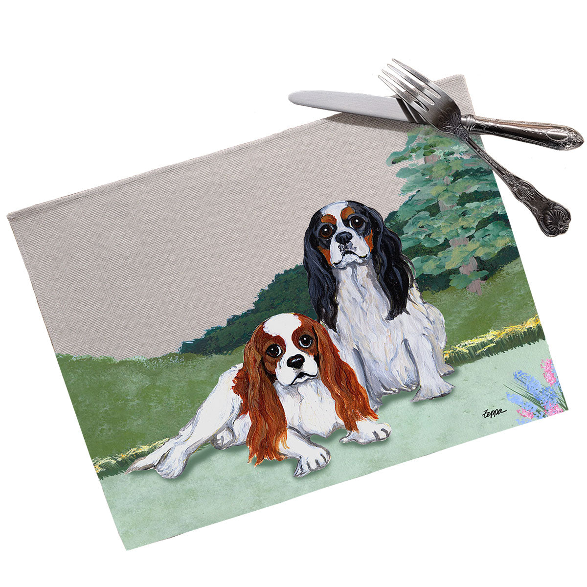 Cavalier King Charles Spaniel Scenic Placemats