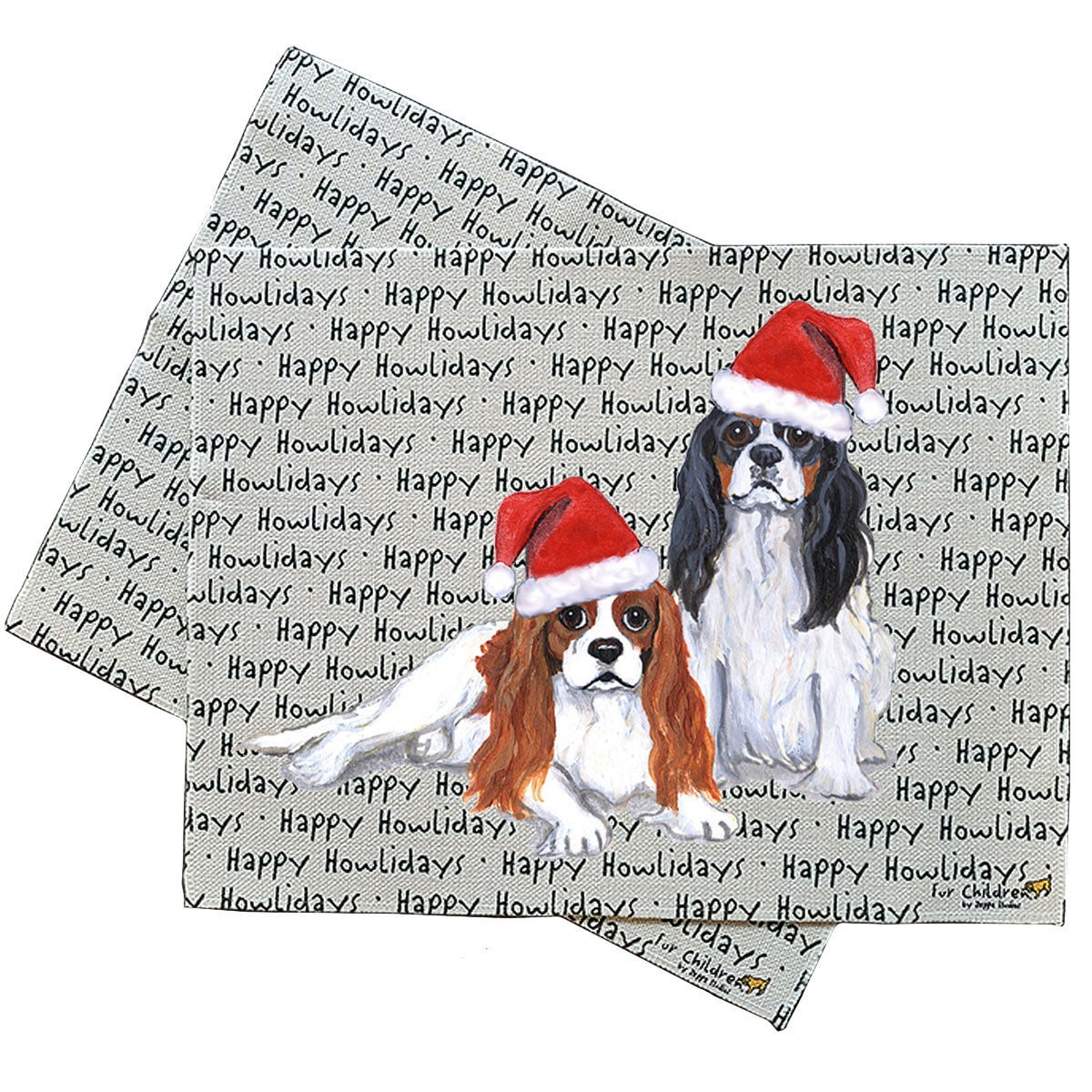 Cavalier King Charles Spaniel Howliday Placemats