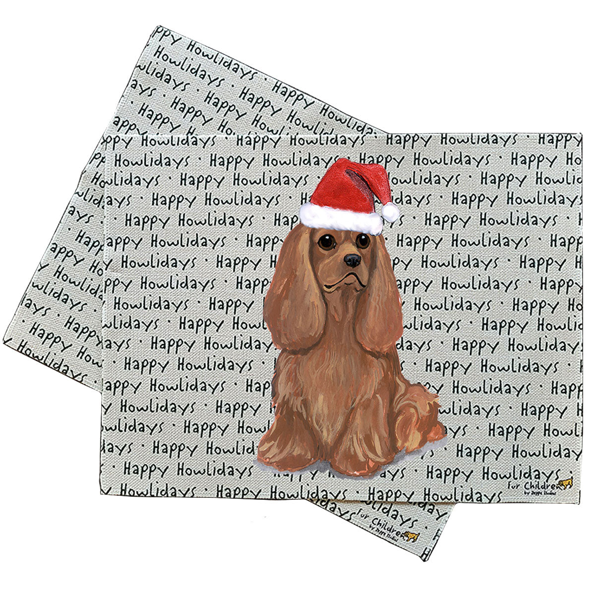 Cavalier King Charles Spaniel Howliday Placemats