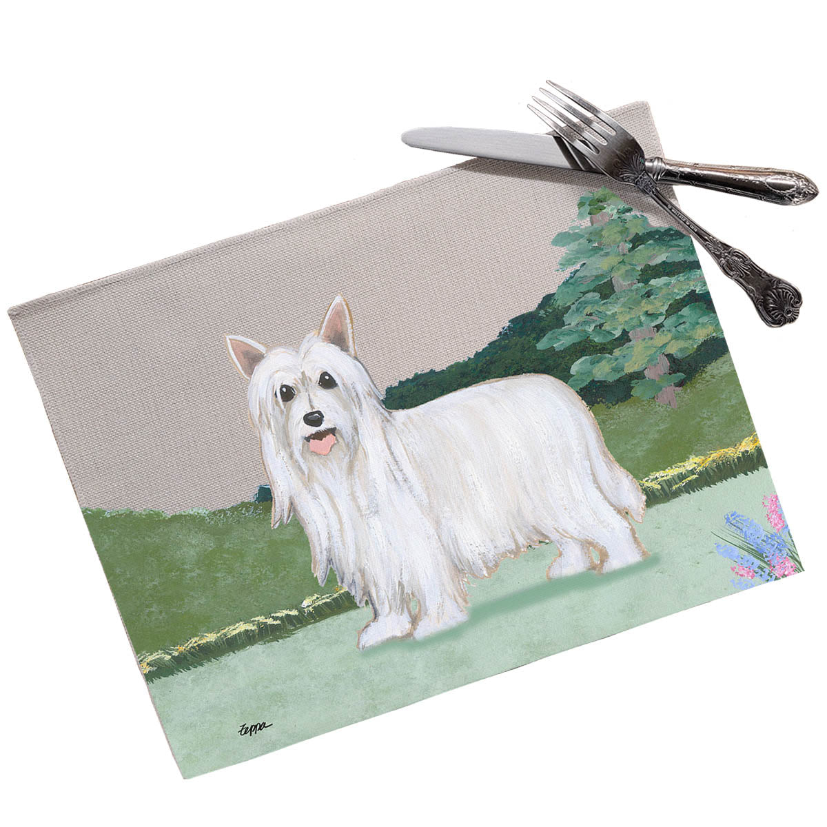 Chinese Crested Scenic Placemats