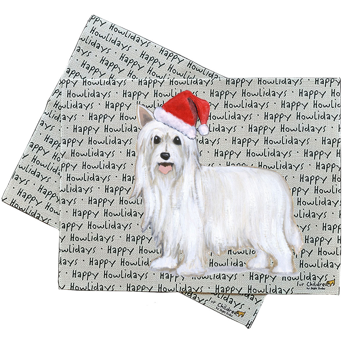 Chinese Crested Howliday Placemats