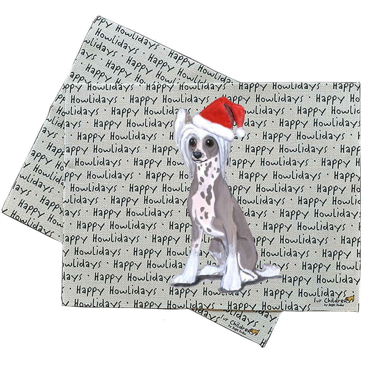Chinese Crested Howliday Placemats