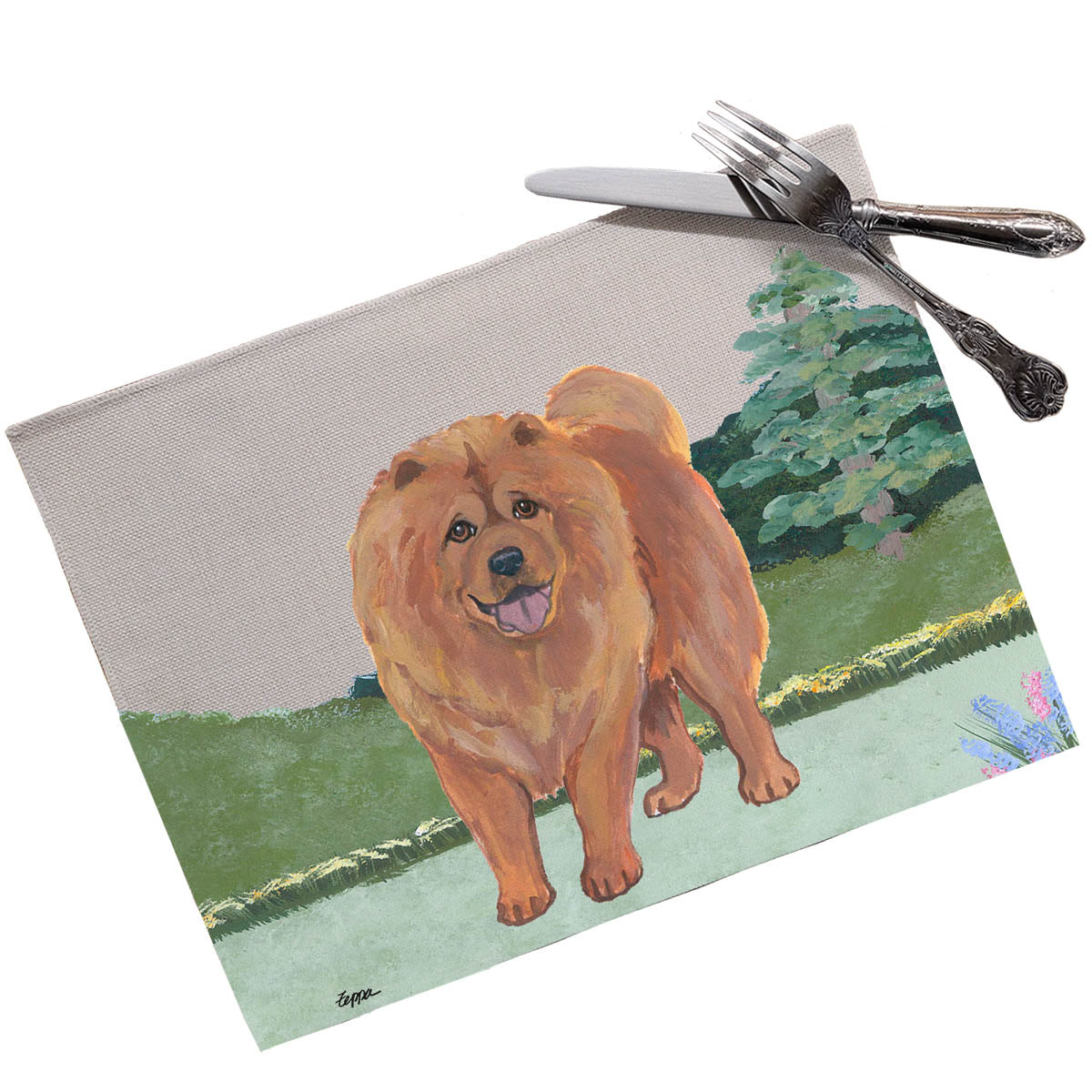 Chow Chow Scenic Placemats