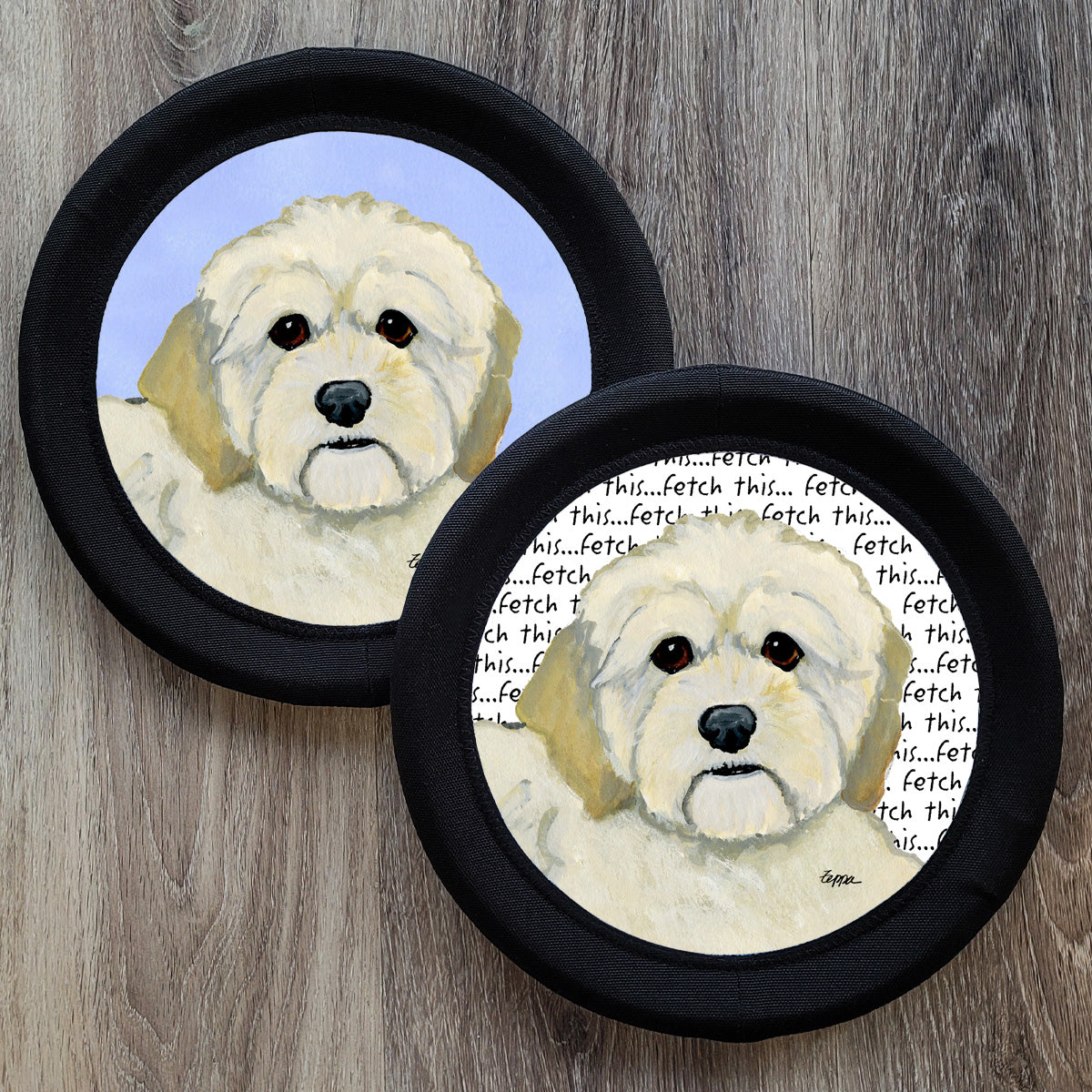 Cockapoo FotoFrisby Flying Disk Dog Toy