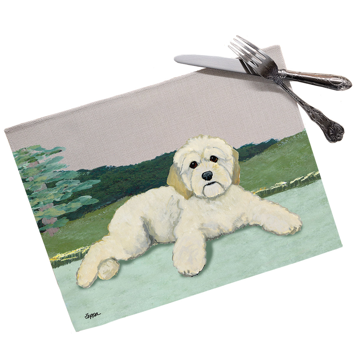 Cockapoo Scenic Placemats