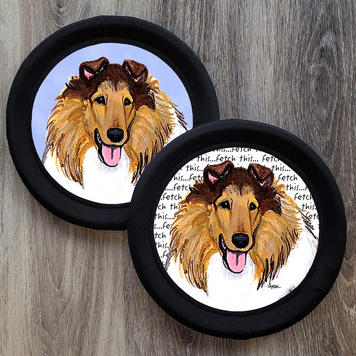 Collie FotoFrisby Flying Disk Dog Toy