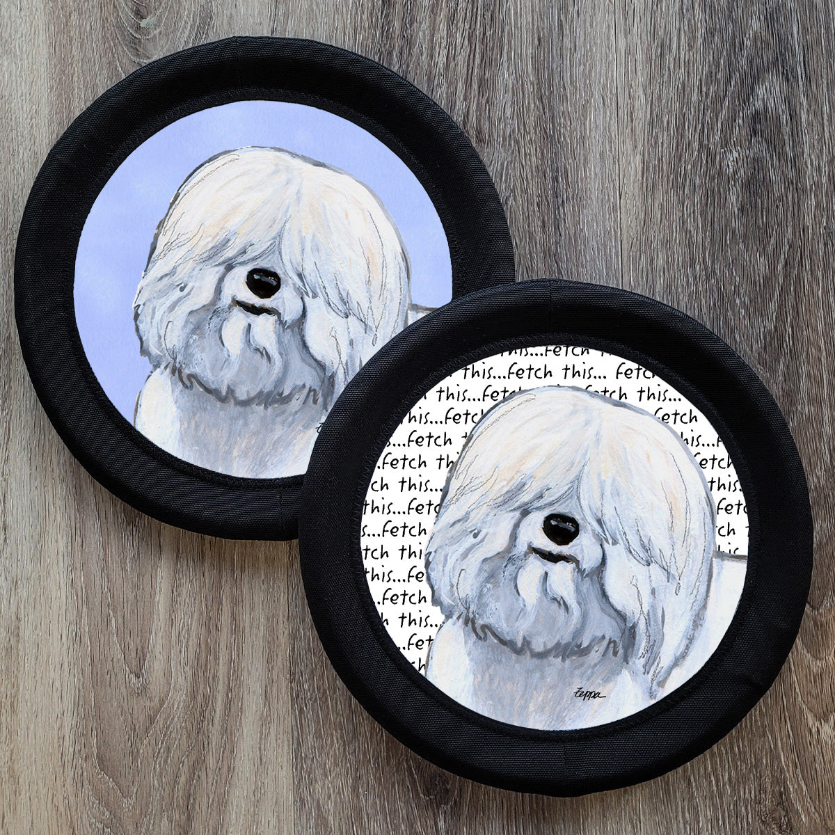 Coton du Tulear FotoFrisby Flying Disk Dog Toy