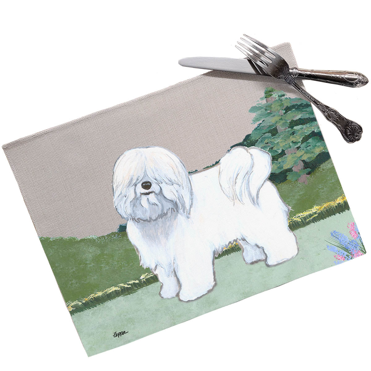 Coton du Tulear Scenic Placemats