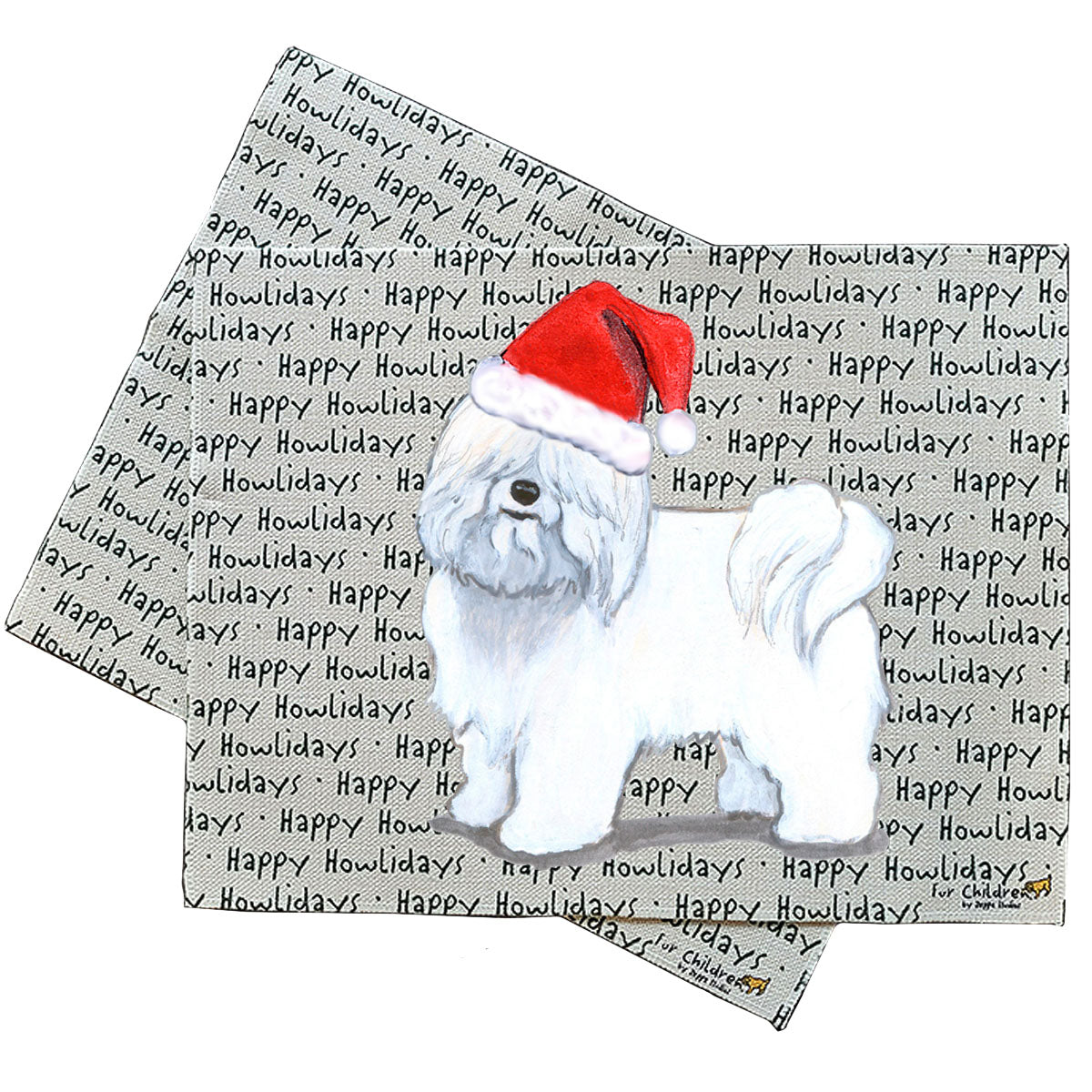 Coton du Tulear Howliday Placemats