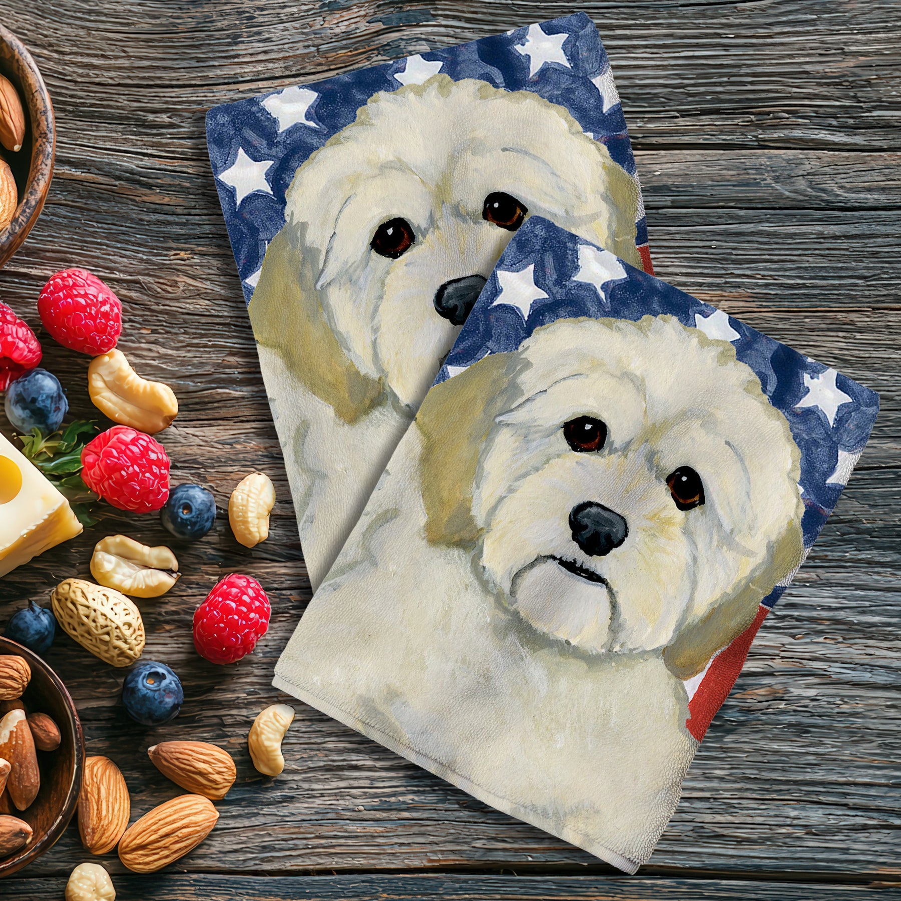 Cockapoo Americana Kitchen Towel Set