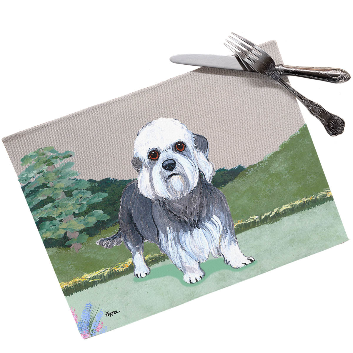 Dandi Dinmont Terrier Scenic Placemats