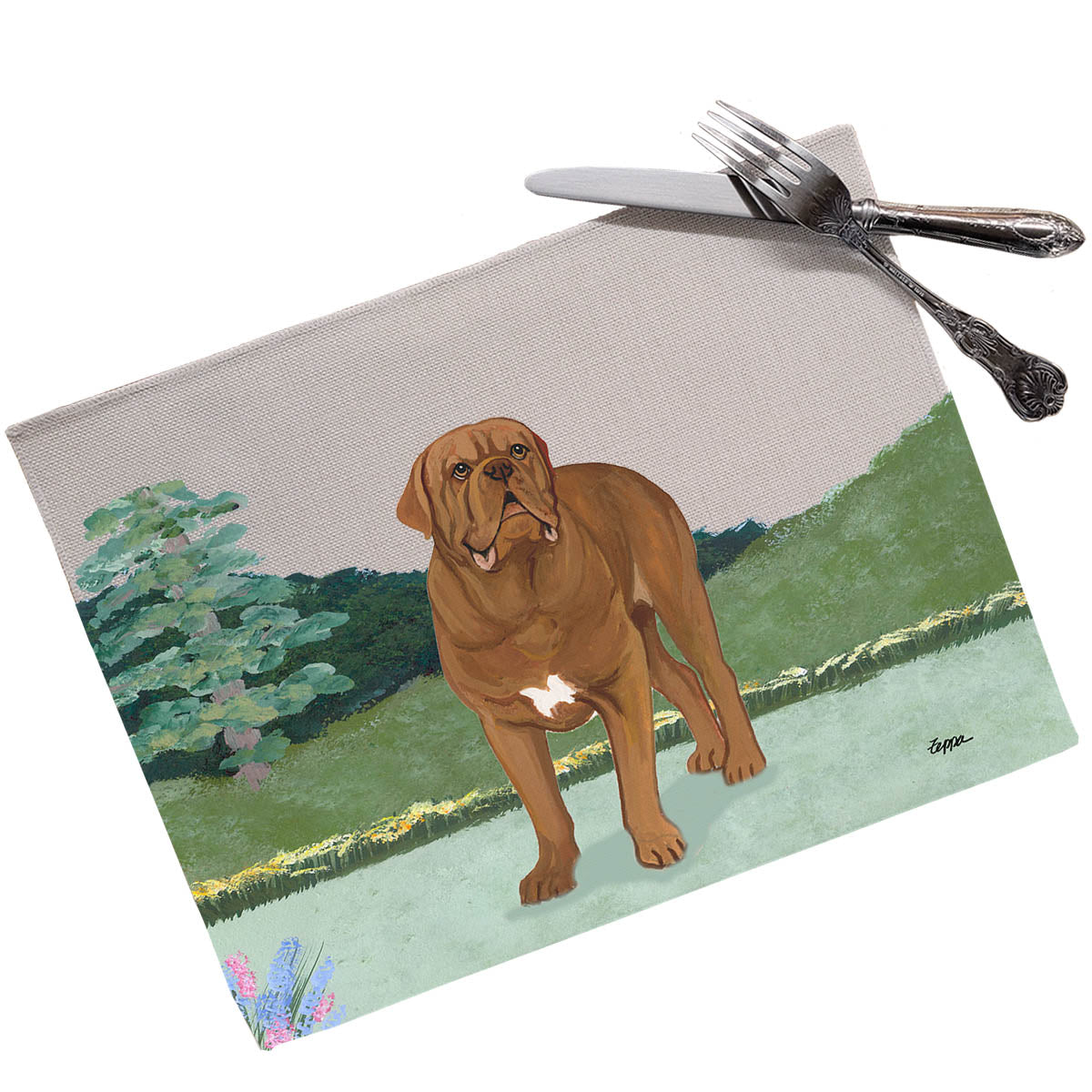 Dogue de Bordeaux Scenic Placemats