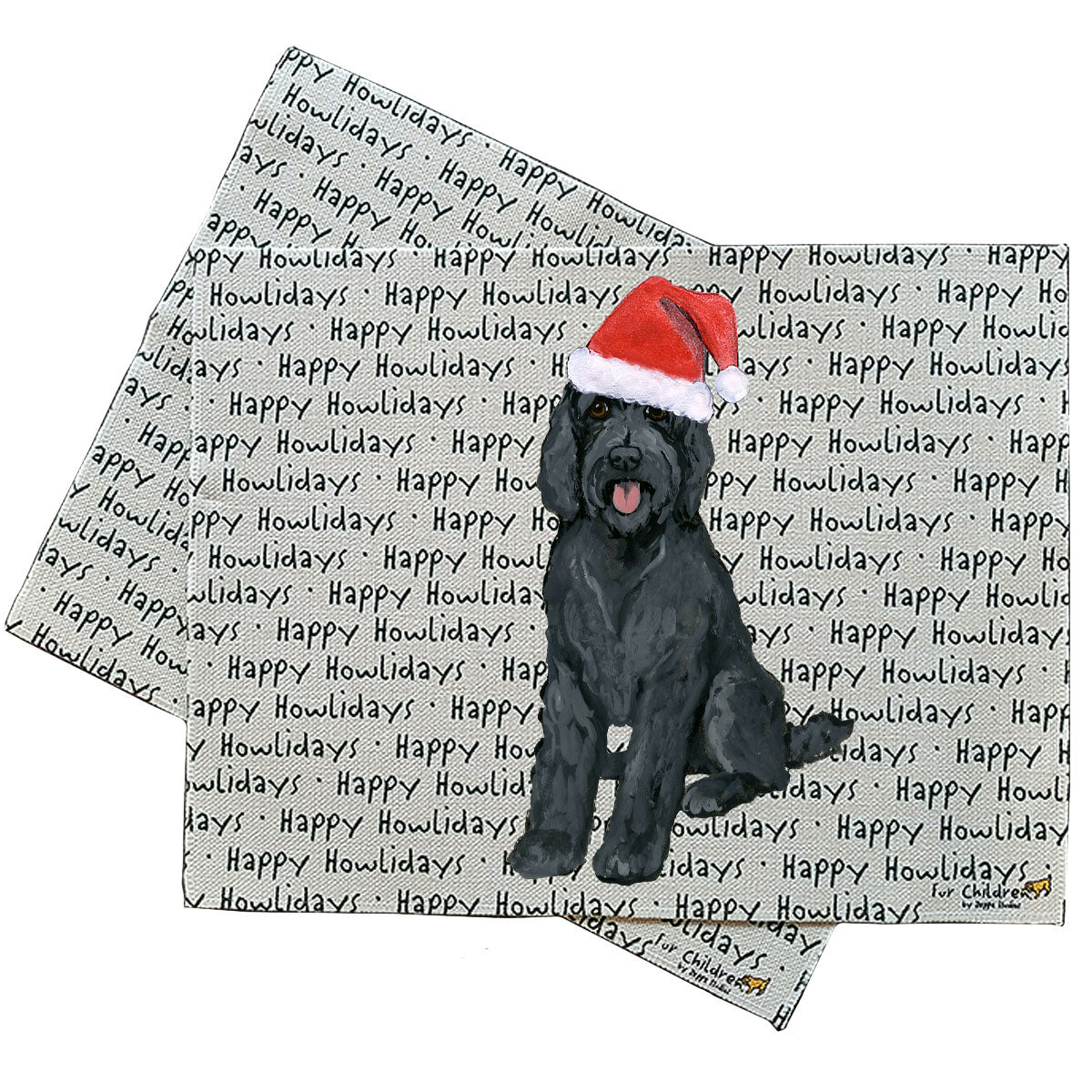 Labradoodle & Golden Doodle Howliday Placemats