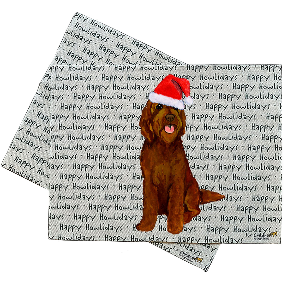 Labradoodle & Golden Doodle Howliday Placemats