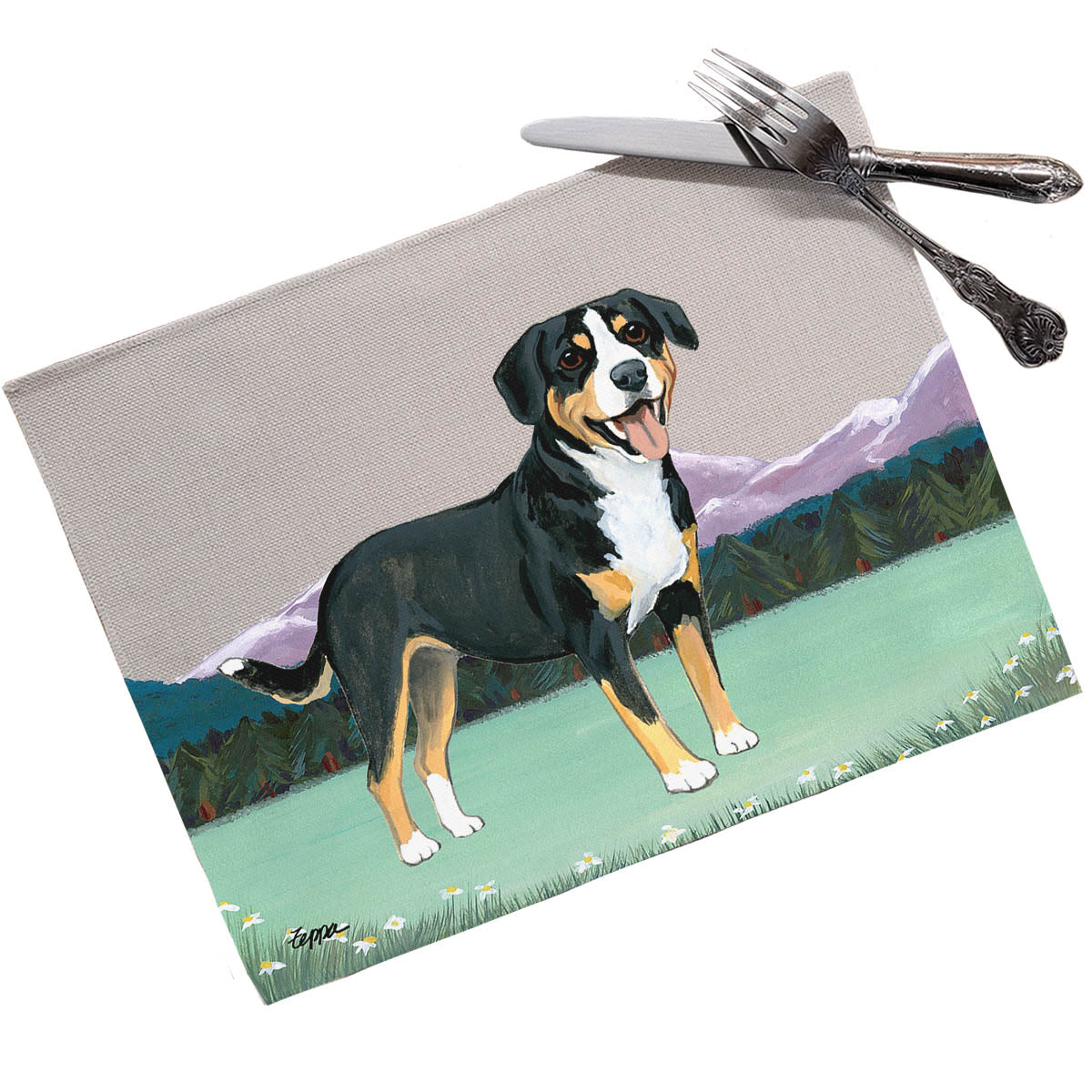 Entelbucher Mountain Dog Scenic Placemats