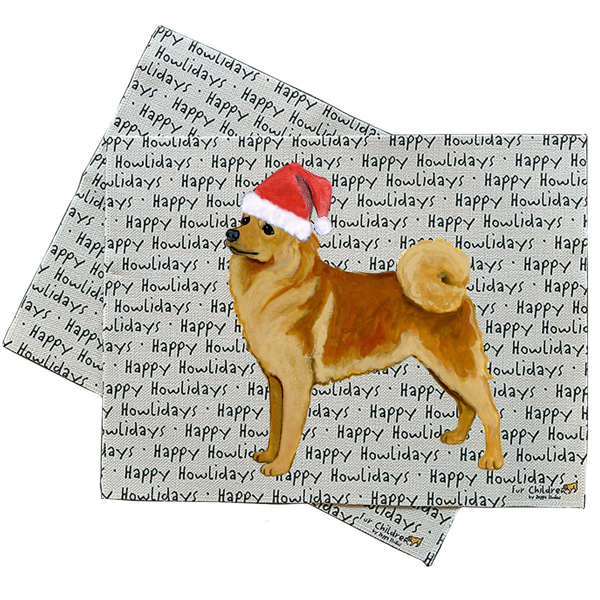 Finnish Spitz Howliday Placemats
