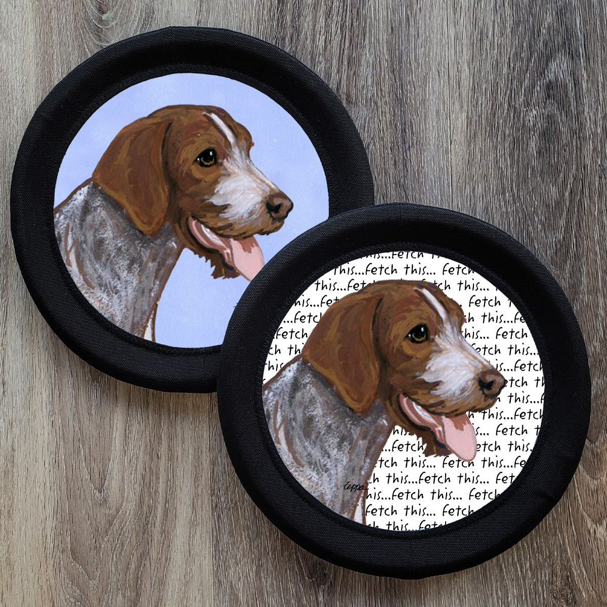 German Wirehair Pointer FotoFrisby Flying Disk Dog Toy
