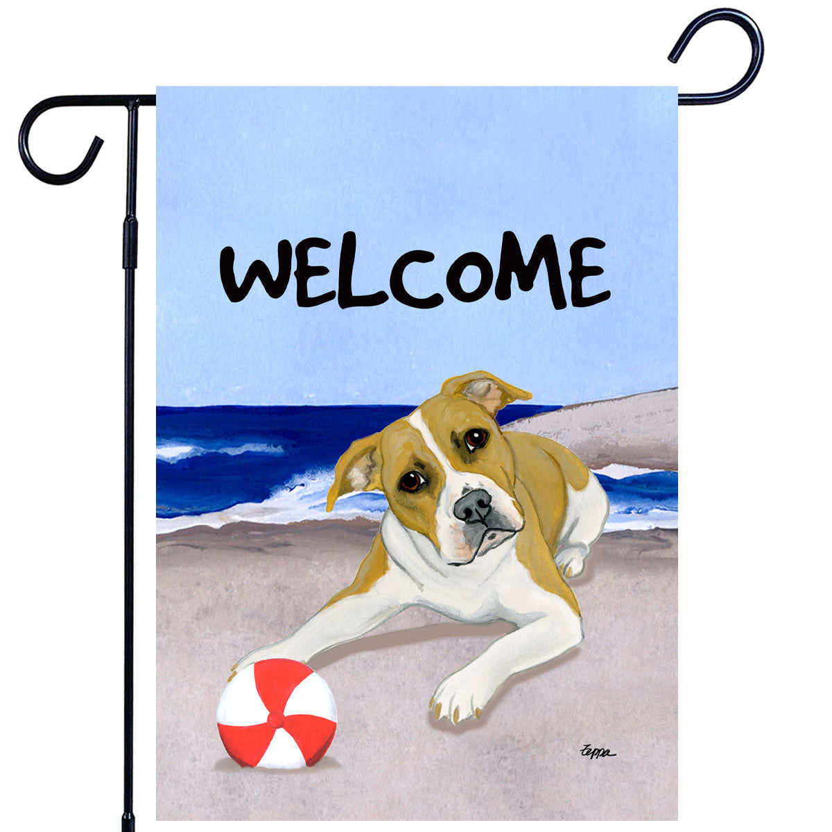 Pit Bull Scenic Garden Flag