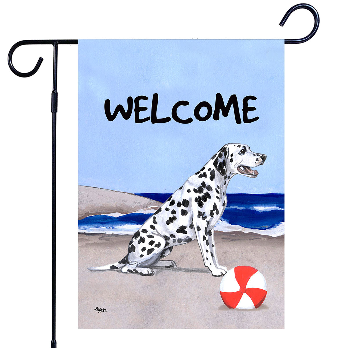 Dalmatian Scenic Garden Flag