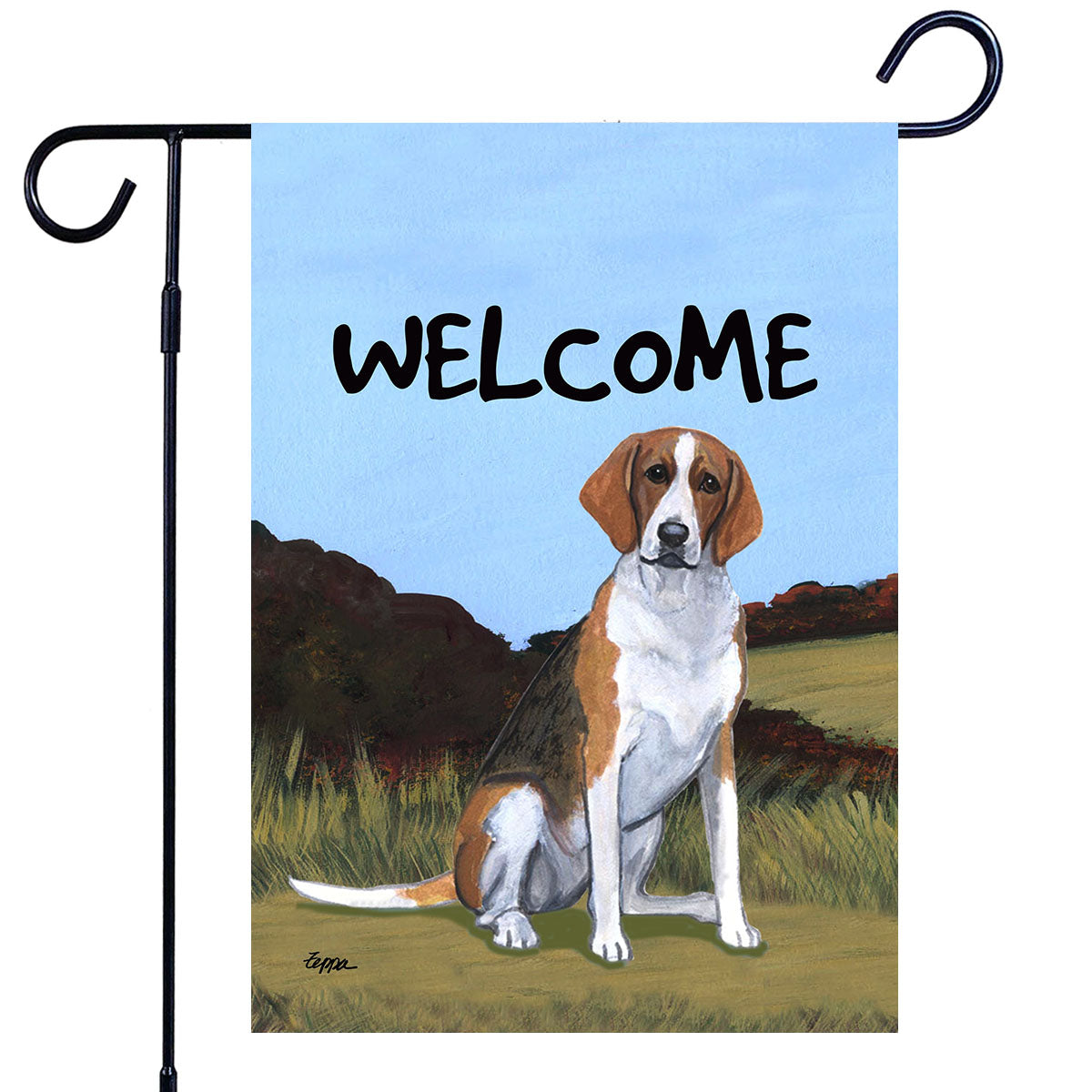 Foxhound Scenic Garden Flag