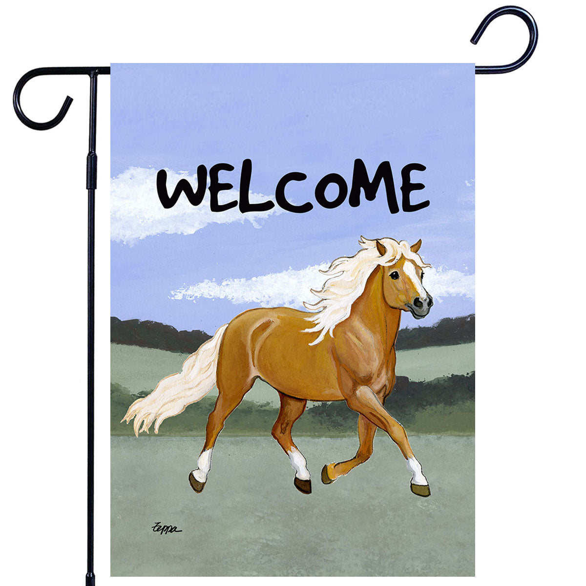 Haflinger Scenic Garden Flag