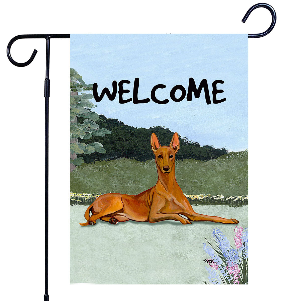 Pharaoh Hound Scenic Garden Flag
