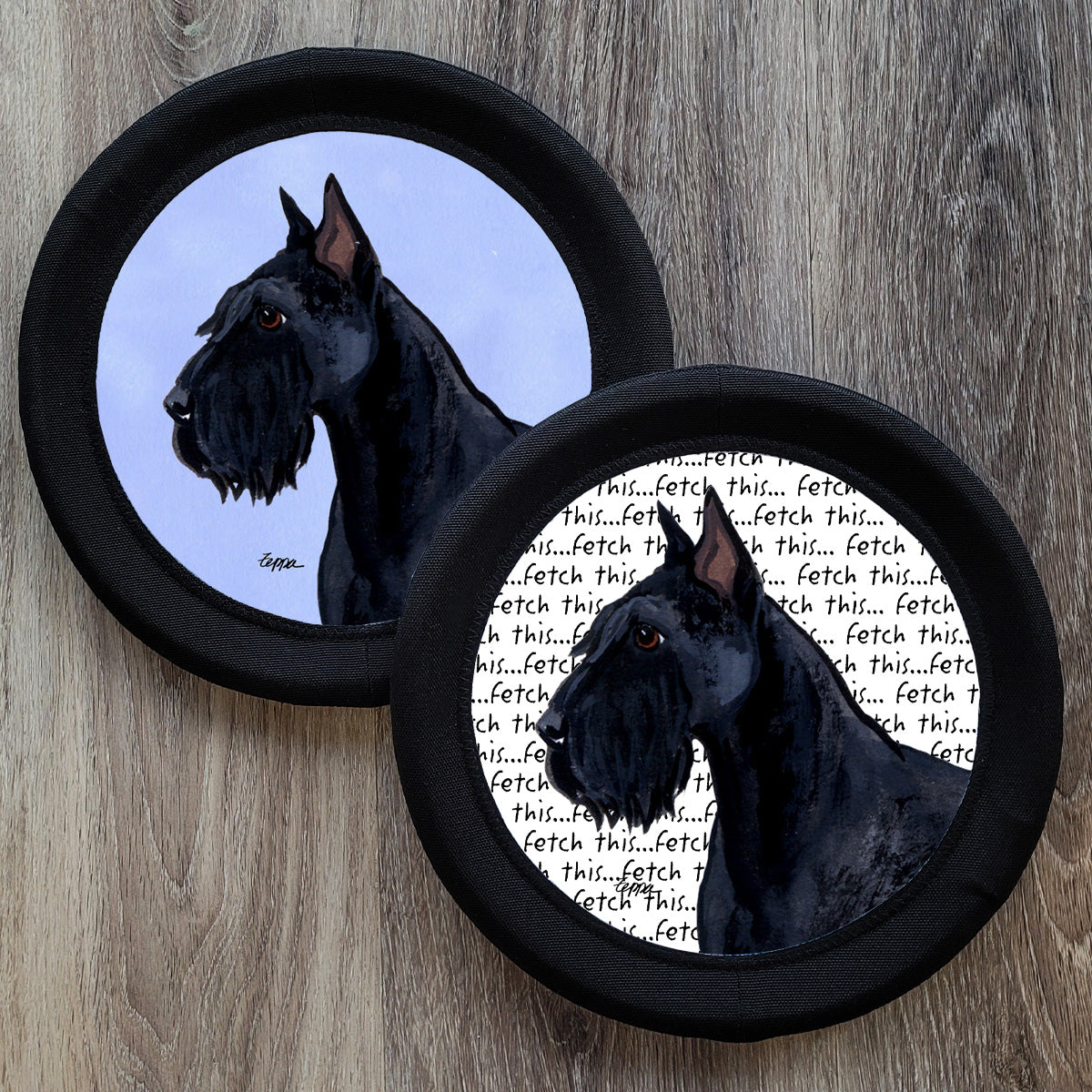 Giant Schnauzer FotoFrisby Flying Disk Dog Toy