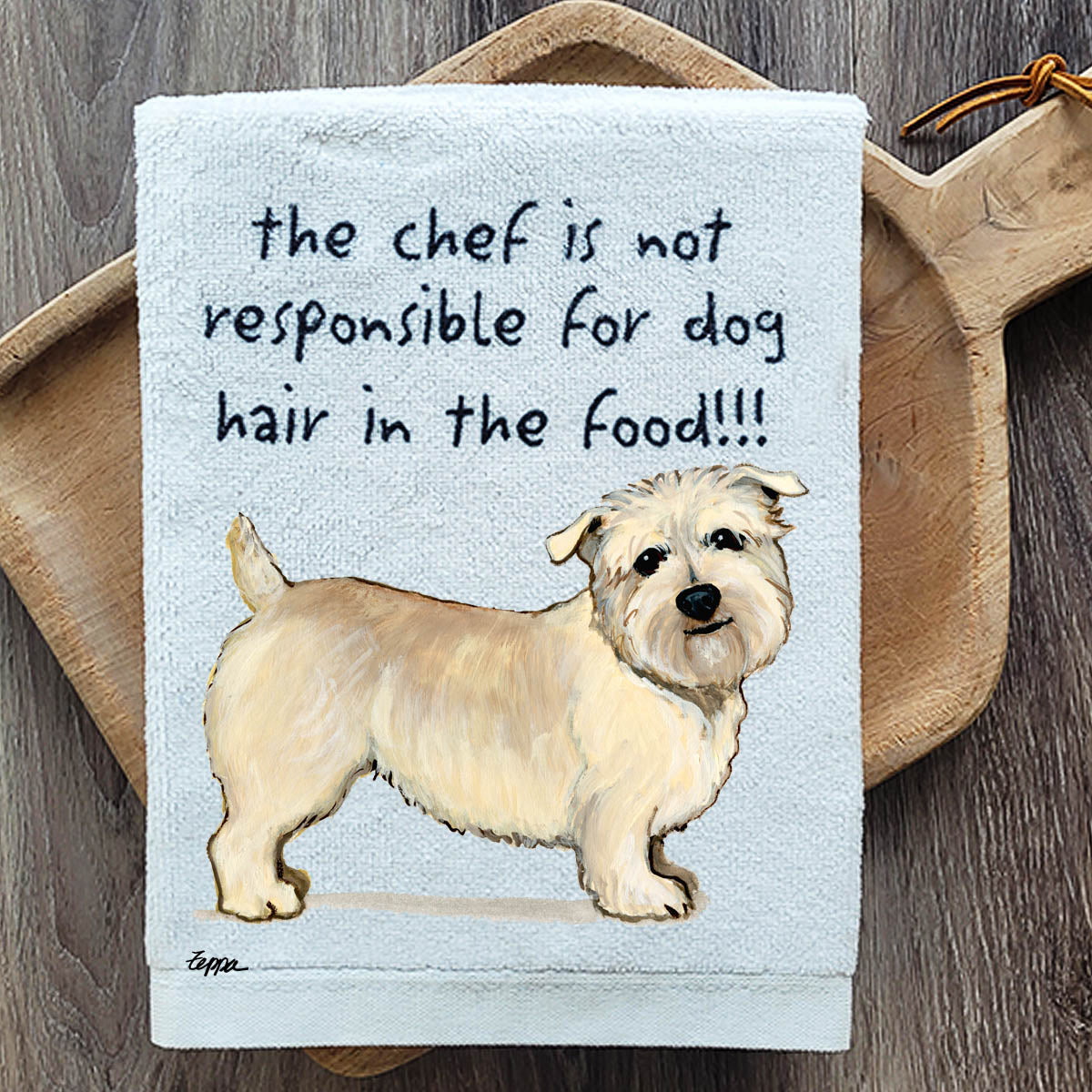 Pawsitively Adorable Glen of Imaal Terrier Kitchen Towel